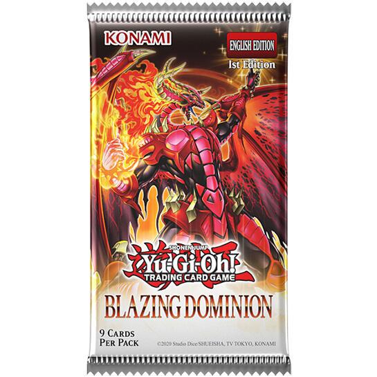 Yugioh Blazing Dominion booster pack