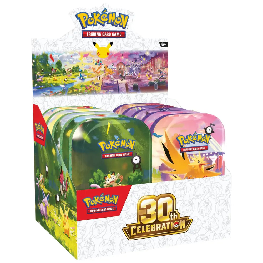 30th celebration Mini tins