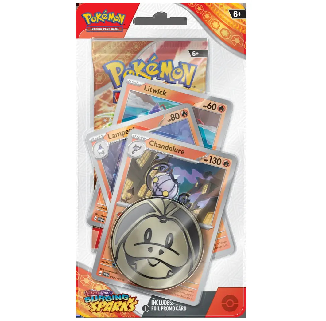 Surging Sparks 1 Pack Premium Blister (Chandelure)