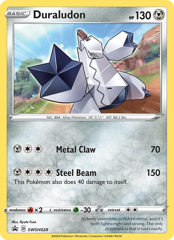 Duraludon Holo WH028/307 SWSH Black Star Promos Pokémon Card