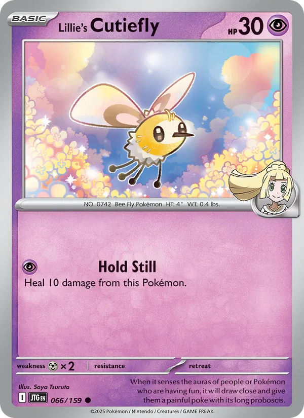 Lillie's Cutiefly Normal 066/159 Journey Together Pokémon Card