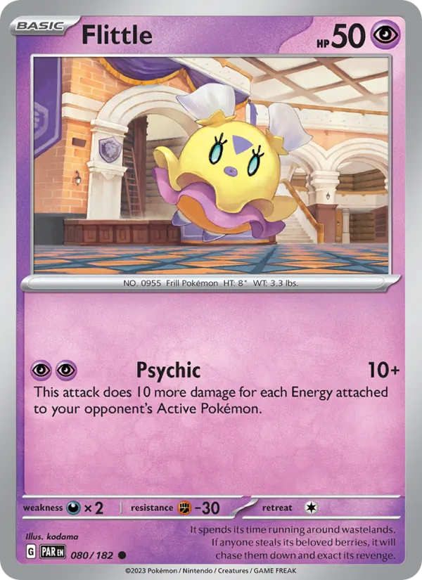 Flittle Normal 080/182 Paradox Rift Pokémon Card