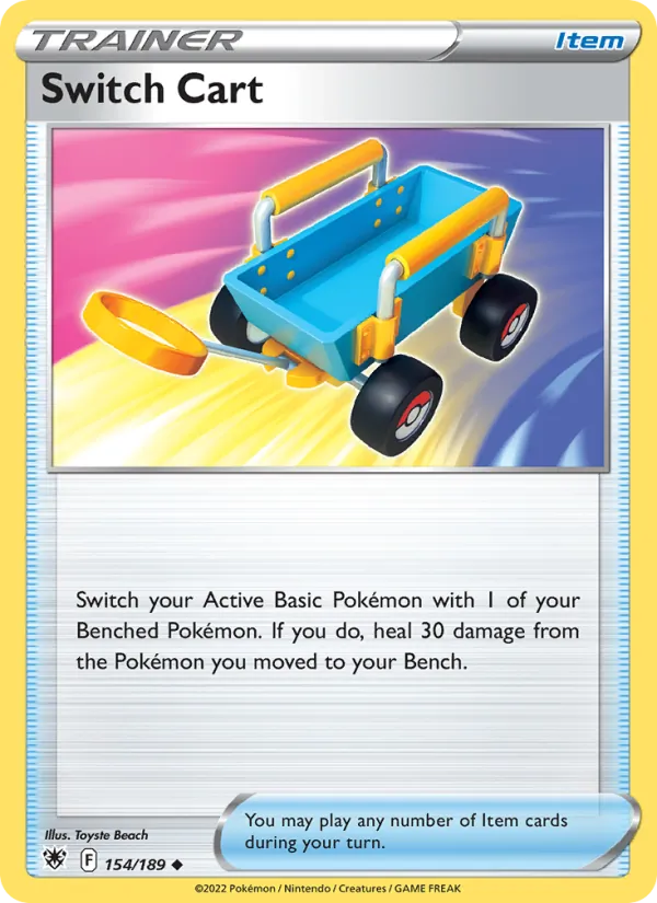 Switch Cart Reverse Holo 154/189 Astral Radiance Pokémon Card