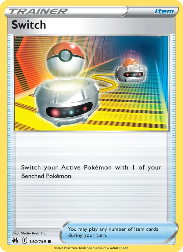 Switch Reverse Holo 144/159 Crown Zenith Pokémon Card