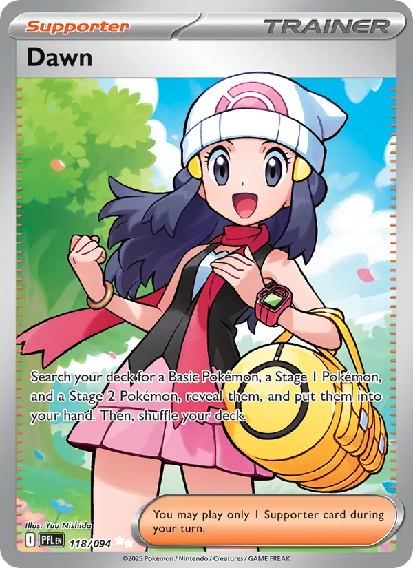 Dawn Holofoil 118/94 Phantasmal Flames Pokémon Card