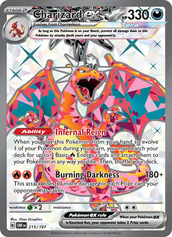 Charizard ex (OBF) 215
