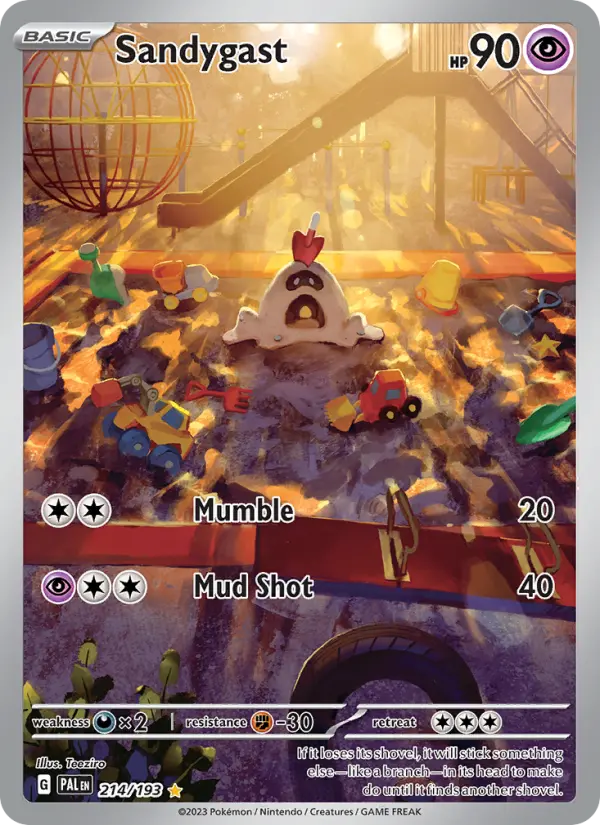 Sandygast Holo 214/193 Paldea Evolved Pokémon Card