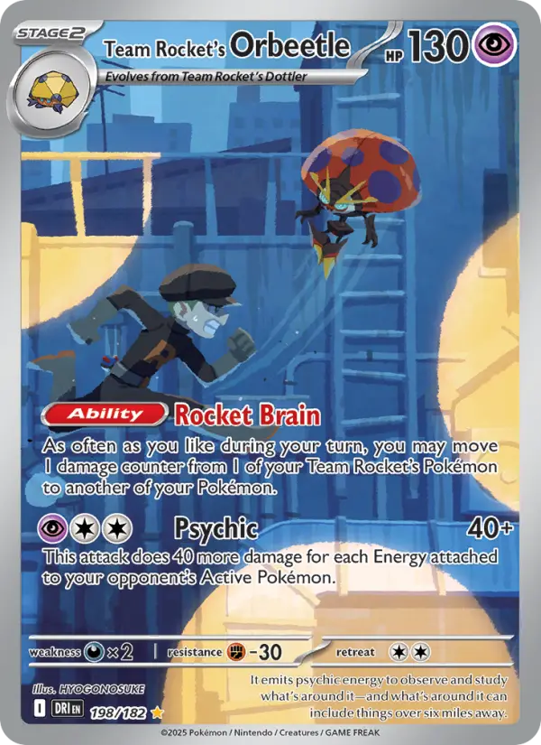 Team Rocket's Orbeetle (DRI) 198