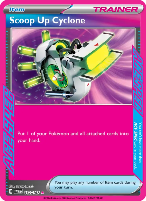 Scoop Up Cyclone Holo 162/167 Twilight Masquerade Pokémon Card