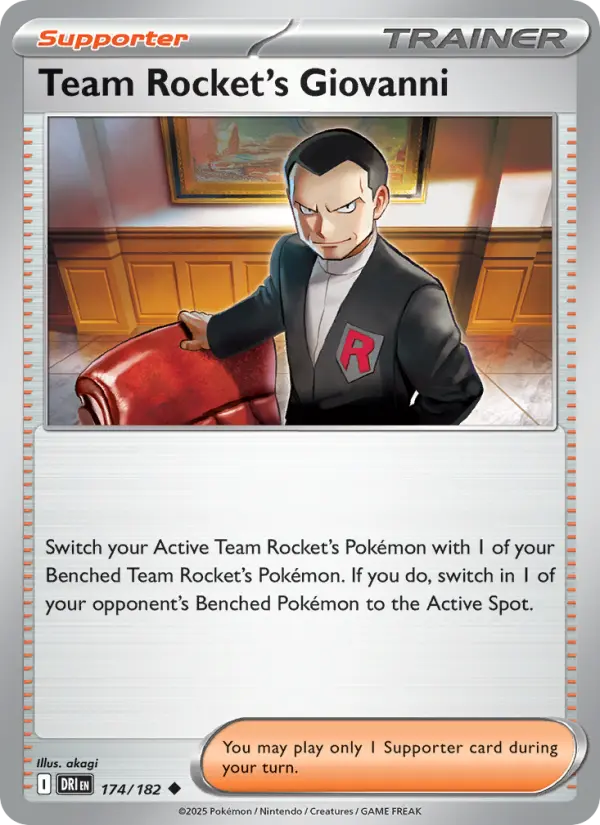 Team Rocket's Giovanni (DRI) 174