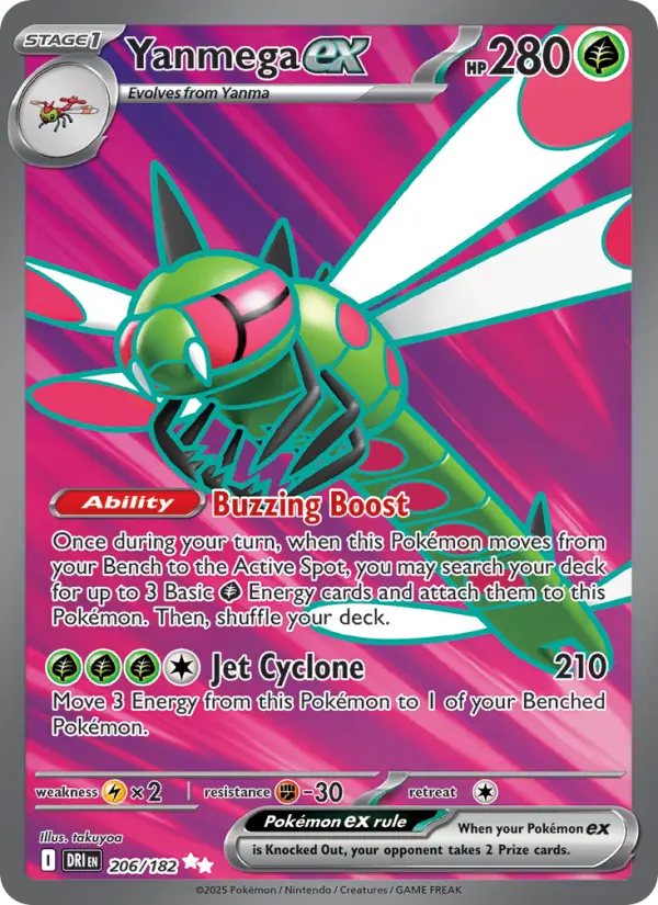 Yanmega ex (DRI) 206