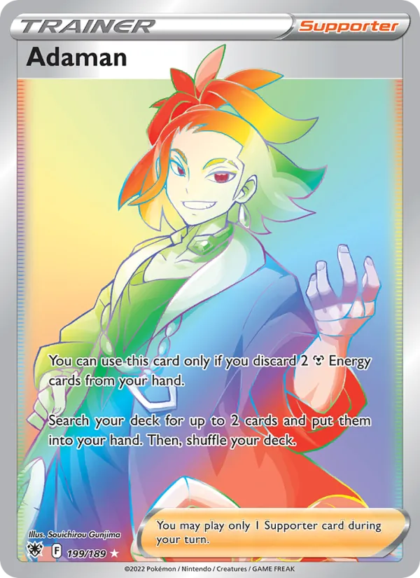 Adaman Holo 199/189 Astral Radiance Pokémon Card