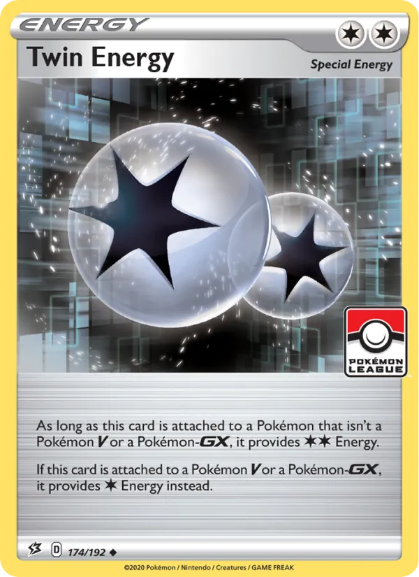 Twin Energy Reverse Holo 174/192 Rebel Clash Pokémon Card