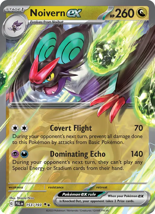 Noivern ex Holo 153/193 Paldea Evolved Pokémon Card