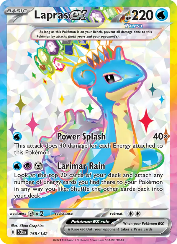 Lapras ex (SCR) 158