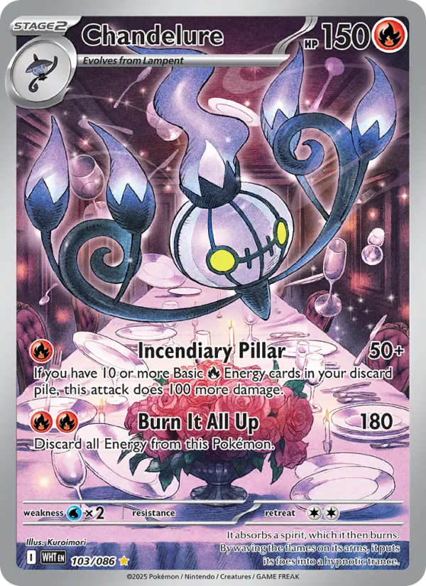 Chandelure (WHT) 103