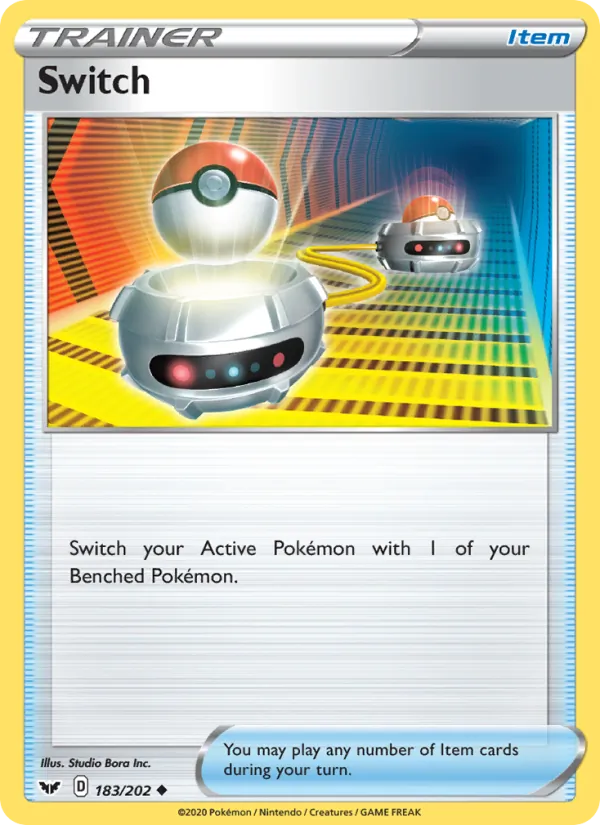 Switch Reverse Holo 183/202 Sword & Shield Pokémon Card