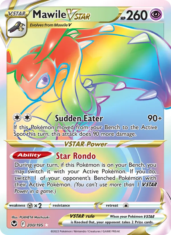 Mawile VSTAR Holo 200/195 Silver Tempest Pokémon Card