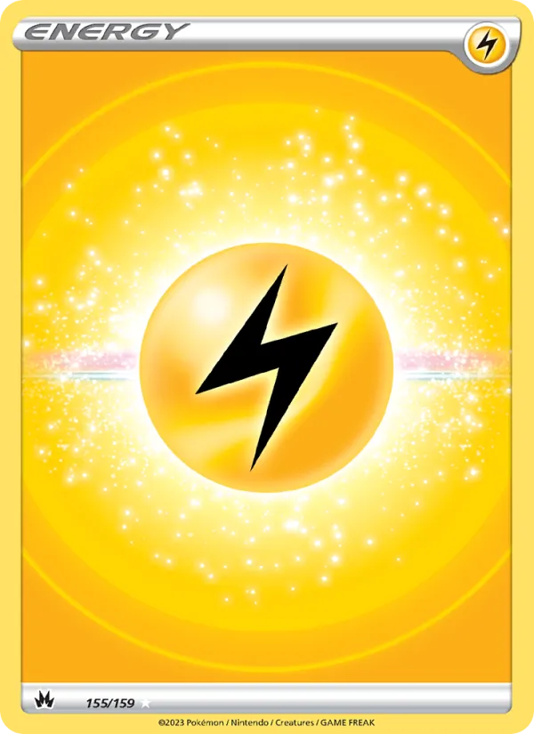 Lightning Energy Holo 155/159 Crown Zenith Pokémon Card
