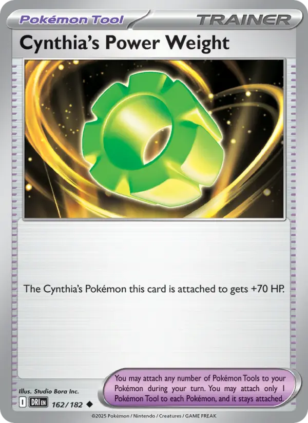 Cynthia's Power Weight (DRI) 162