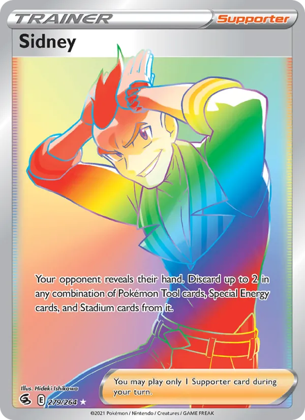 Sidney Holo 279/264 Fusion Strike Pokémon Card