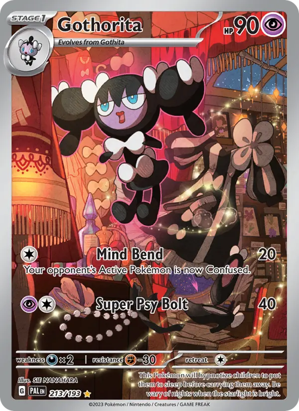 Gothorita Holo 213/193 Paldea Evolved Pokémon Card