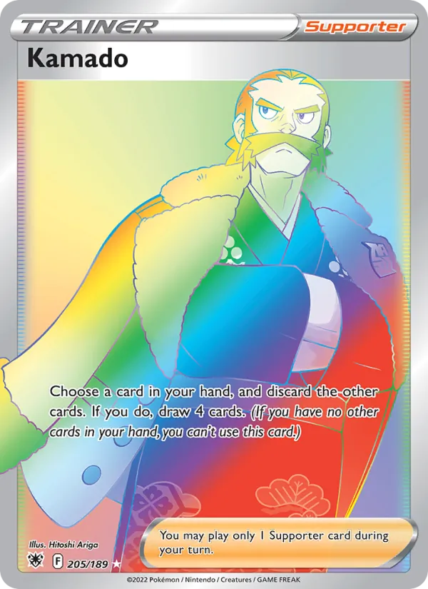 Kamado Holo 205/189 Astral Radiance Pokémon Card