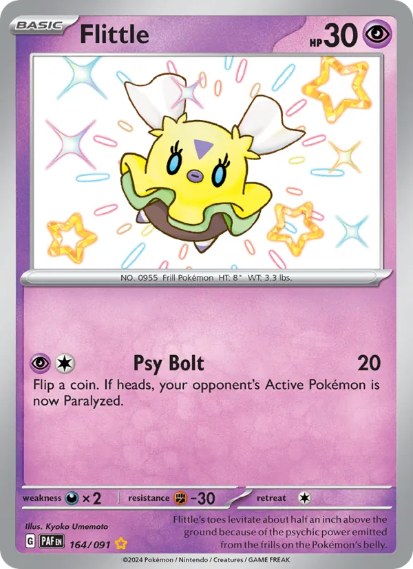 Flittle Holo 164/91 Paldean Fates Pokémon Card