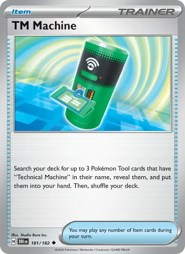 TM Machine Normal 181/182 Destined Rivals Pokémon Card