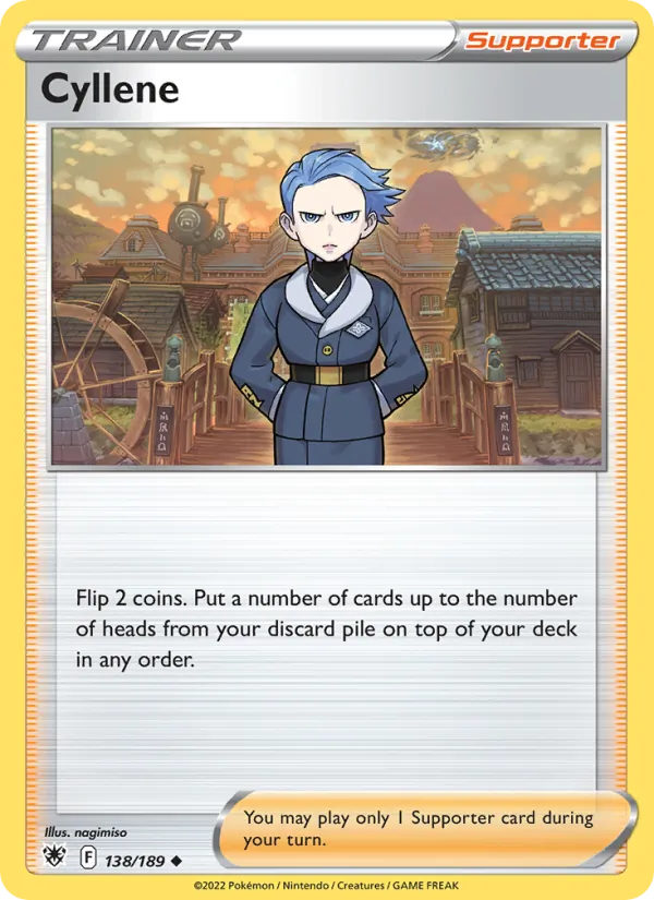 Cyllene Reverse Holo 138/189 Astral Radiance Pokémon Card