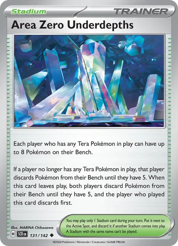 Area Zero Underdepths (SCR) 131