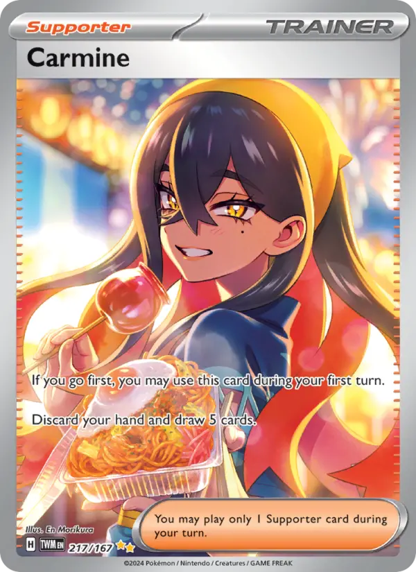 Carmine Holo 217/167 Twilight Masquerade Pokémon Card