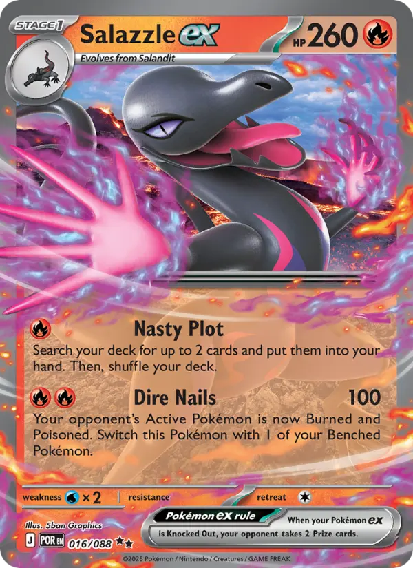 Salazzle ex (POR) 016