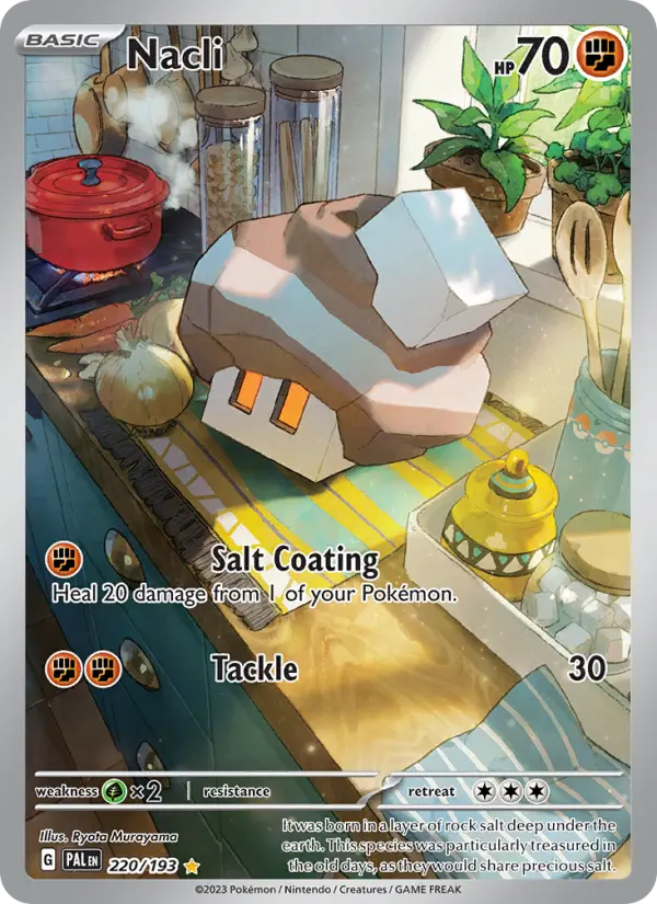 Nacli Holo 220/193 Paldea Evolved Pokémon Card