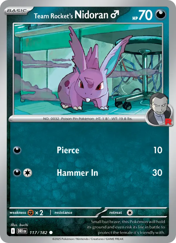 Team Rocket's Nidoran♂ (DRI) 117