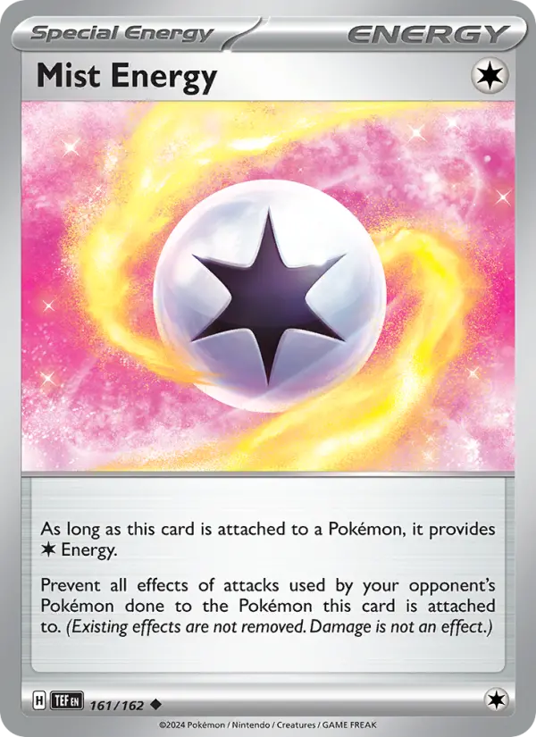 Mist Energy Reverse Holo 161/162 Temporal Forces Pokémon Card
