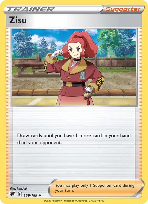 Zisu Reverse Holo 159/189 Astral Radiance Pokémon Card