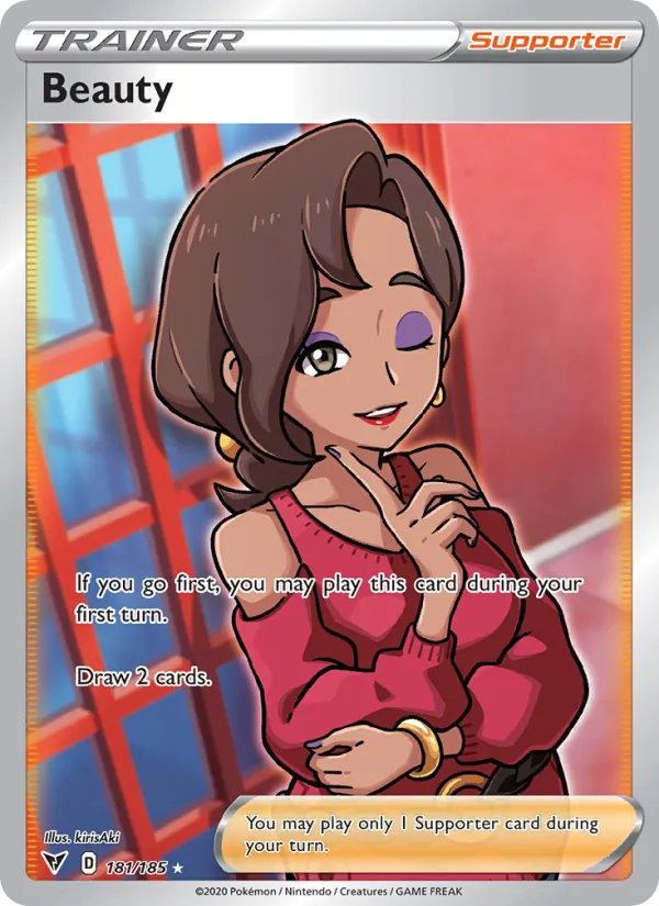 Beauty Holo 181/185 Vivid Voltage Pokémon Card