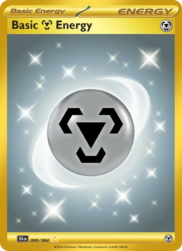 Basic Metal Energy Holo 099/64 Shrouded Fable Pokémon Card