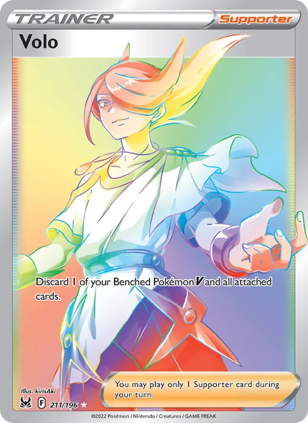 Volo Holo 211/196 Lost Origin Pokémon Card