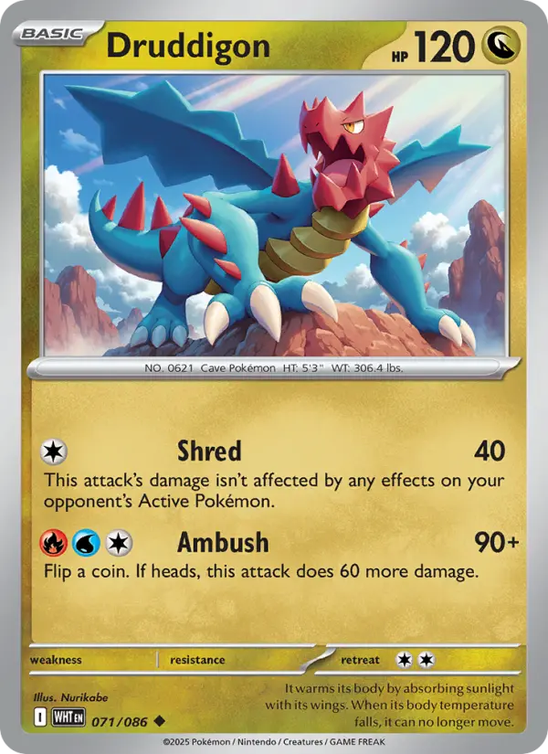 Druddigon (WHT) 071