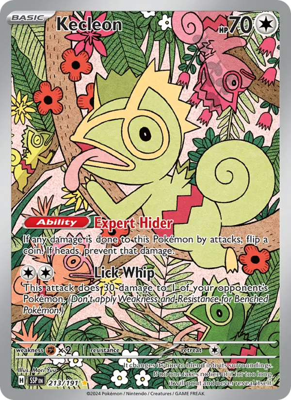 Kecleon Holo 213/191 Surging Sparks Pokémon Card