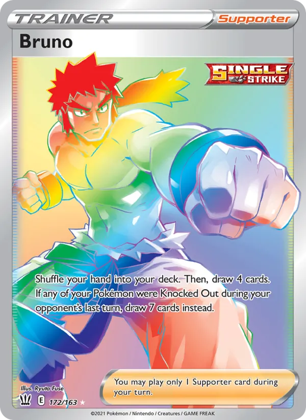 Bruno Holo 172/163 Battle Styles Pokémon Card