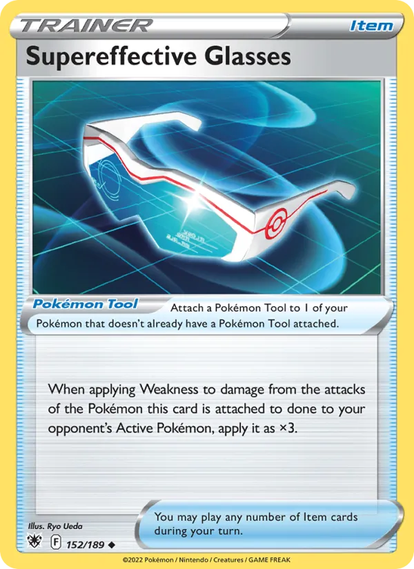 Supereffective Glasses Reverse Holo 152/189 Astral Radiance Pokémon Card