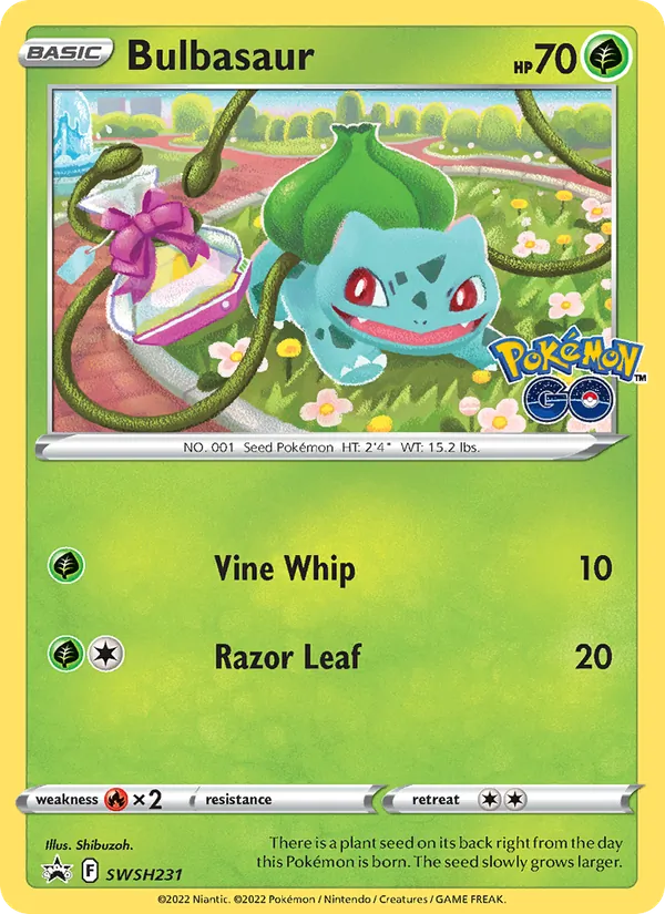 Bulbasaur Holo WH231/307 SWSH Black Star Promos Pokémon Card