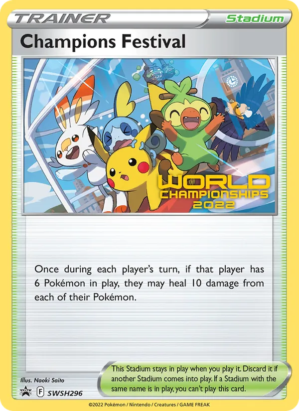 Champions Festival Normal WH296/307 SWSH Black Star Promos Pokémon Card