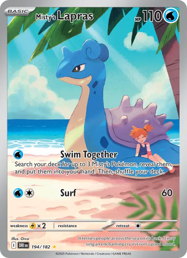Misty's Lapras (DRI) 194