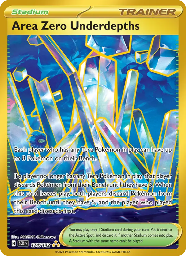 Area Zero Underdepths (SCR) 174