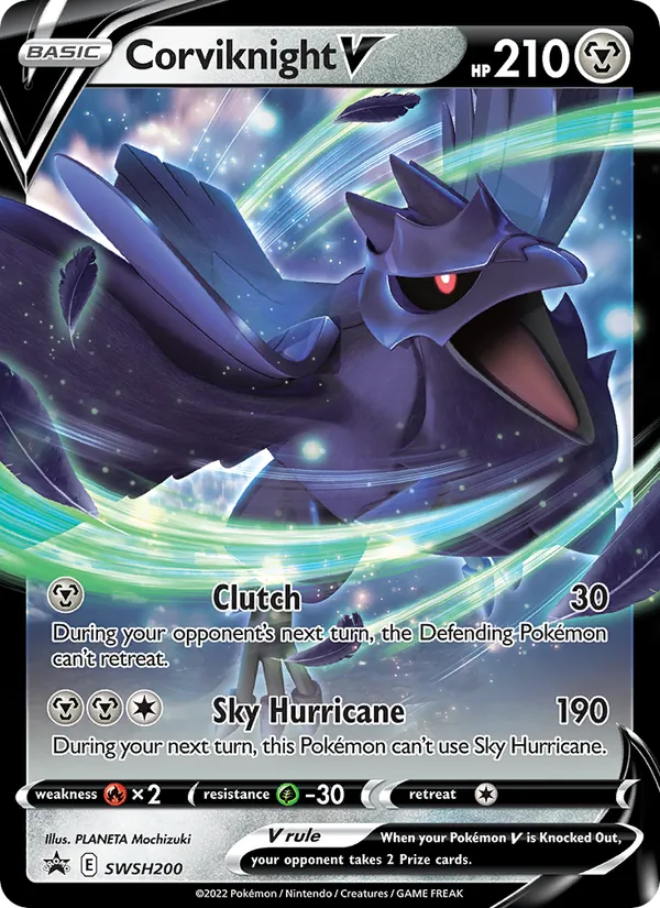 Corviknight V Holo WH200/307 SWSH Black Star Promos Pokémon Card