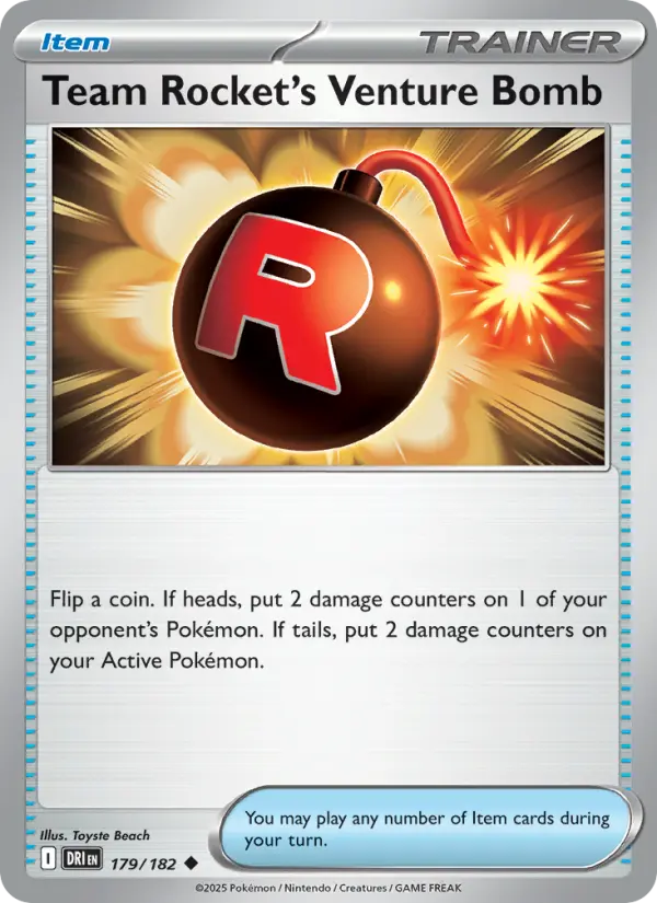 Team Rocket's Venture Bomb (DRI) 179